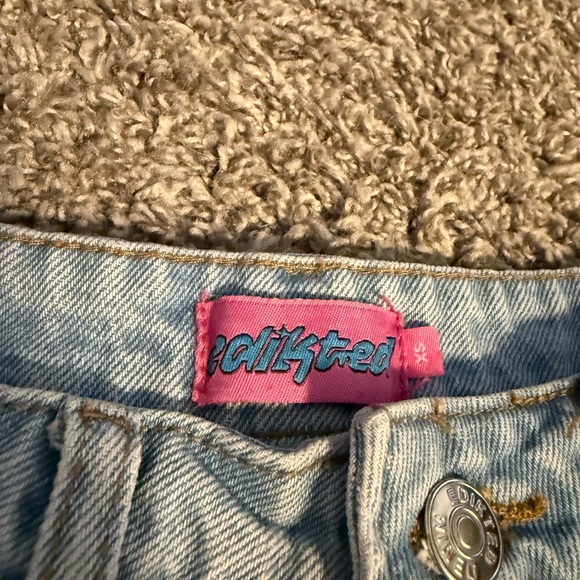 Edikted Light Blue Denim Skirt - Picture 3 of 3